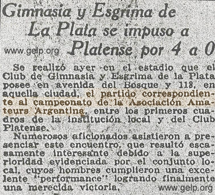 GIMNASIA 1929