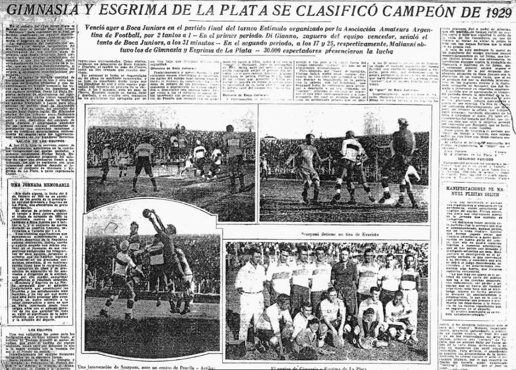 GIMNASIA 1929